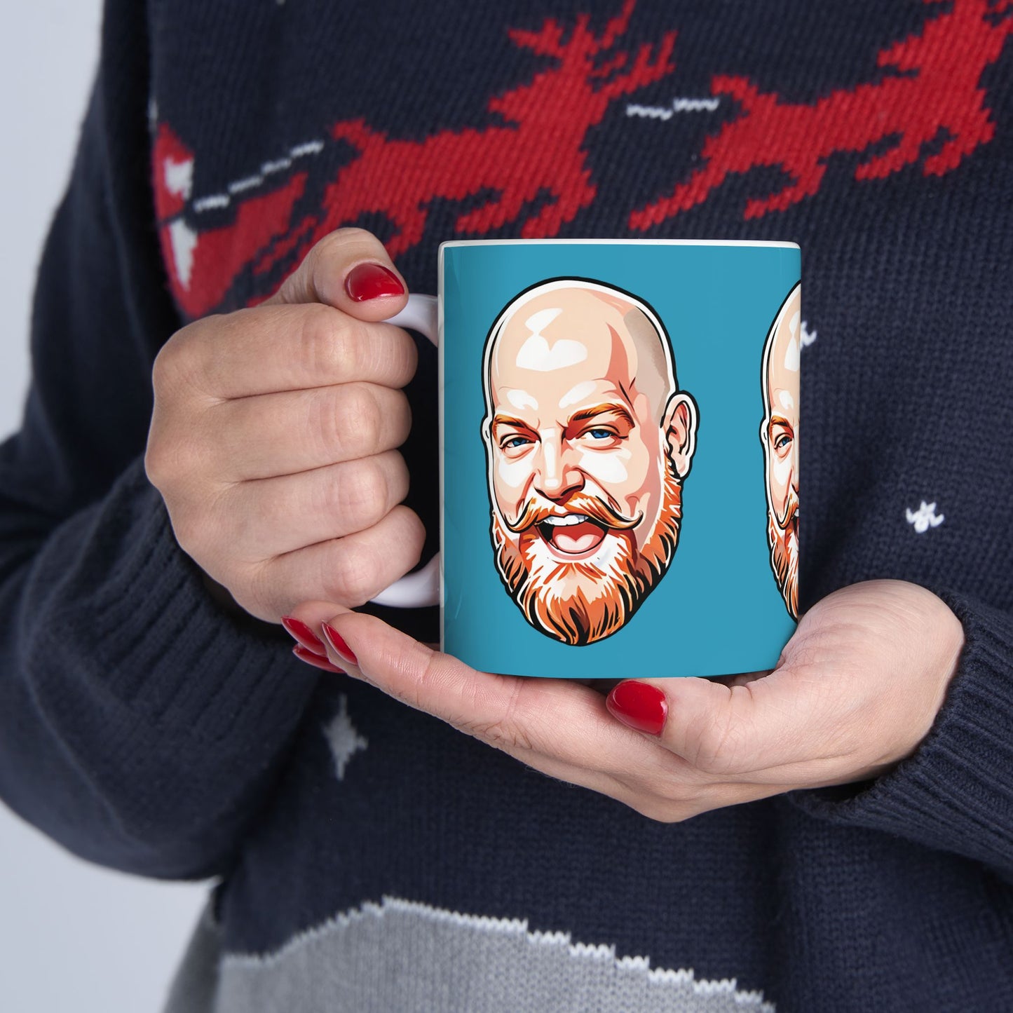 Andy Faces - Ceramic Mug, (11oz, 15oz)