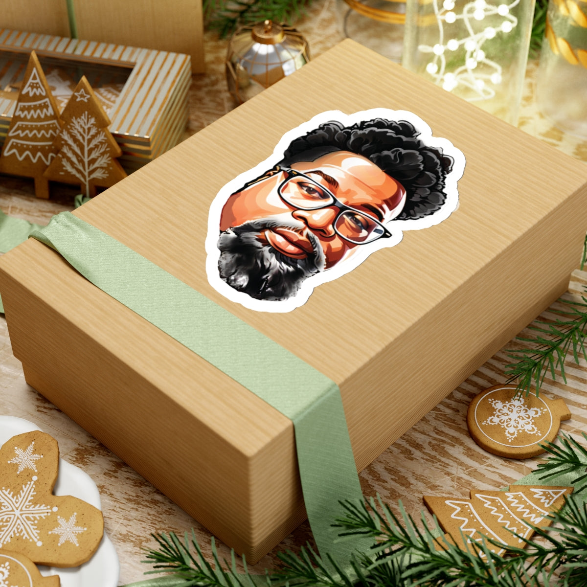 Ike Face - Kiss-Cut Stickers