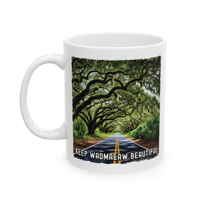 Wadmalaw Island - Maybank Hwy Ceramic Mug, (11oz, 15oz)