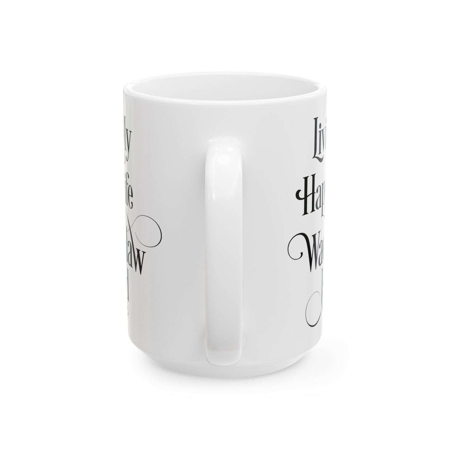 Wadmalaw Island - Happy Life Ceramic Mug, (11oz, 15oz)