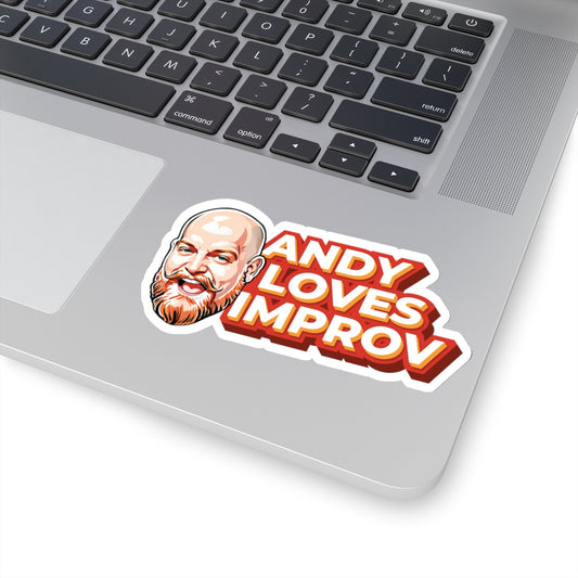 Andy Loves Improv - Kiss-Cut Stickers