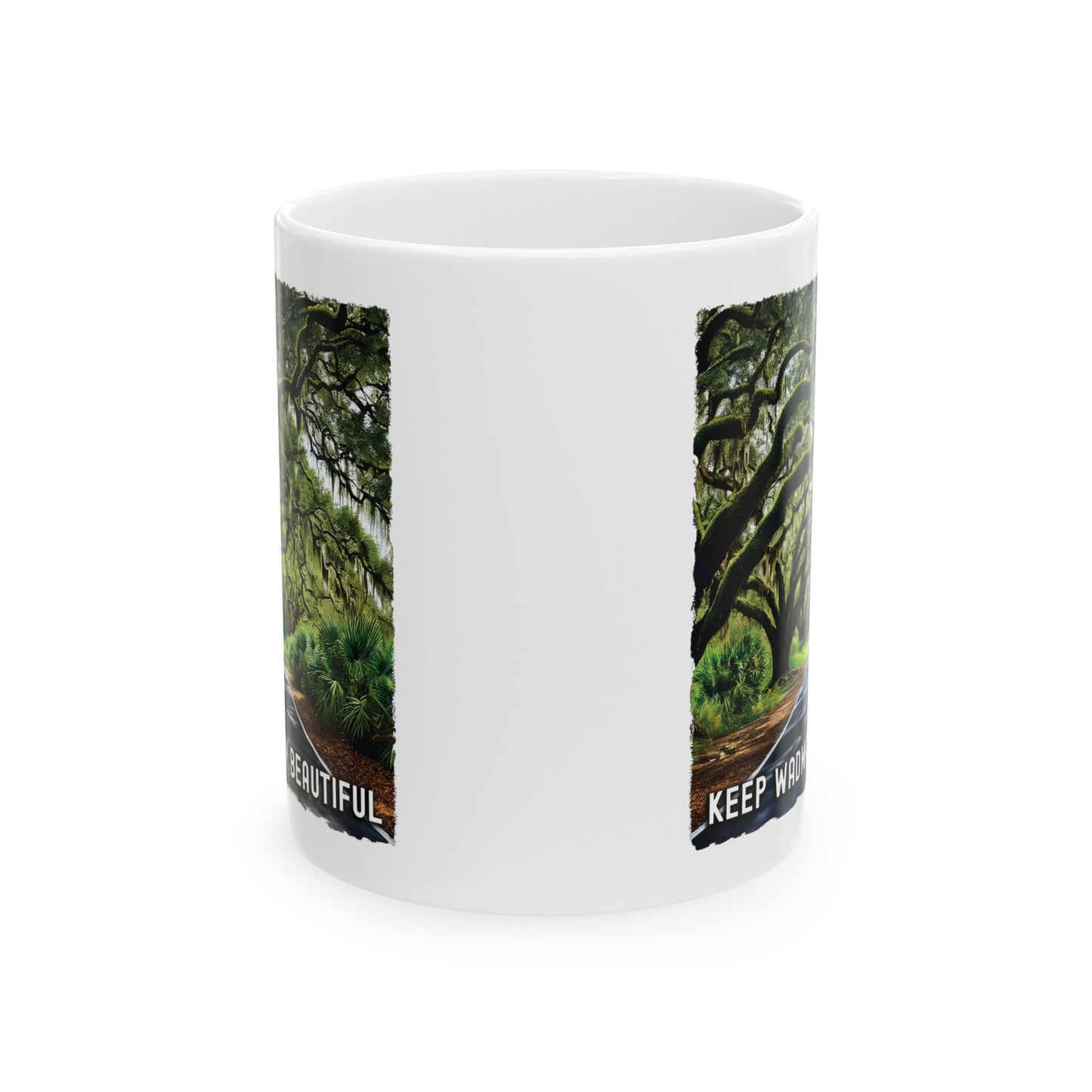 Wadmalaw Island - Maybank Hwy Ceramic Mug, (11oz, 15oz)