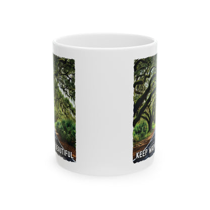Wadmalaw Island - Maybank Hwy Ceramic Mug, (11oz, 15oz)