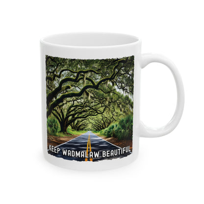 Wadmalaw Island - Maybank Hwy Ceramic Mug, (11oz, 15oz)