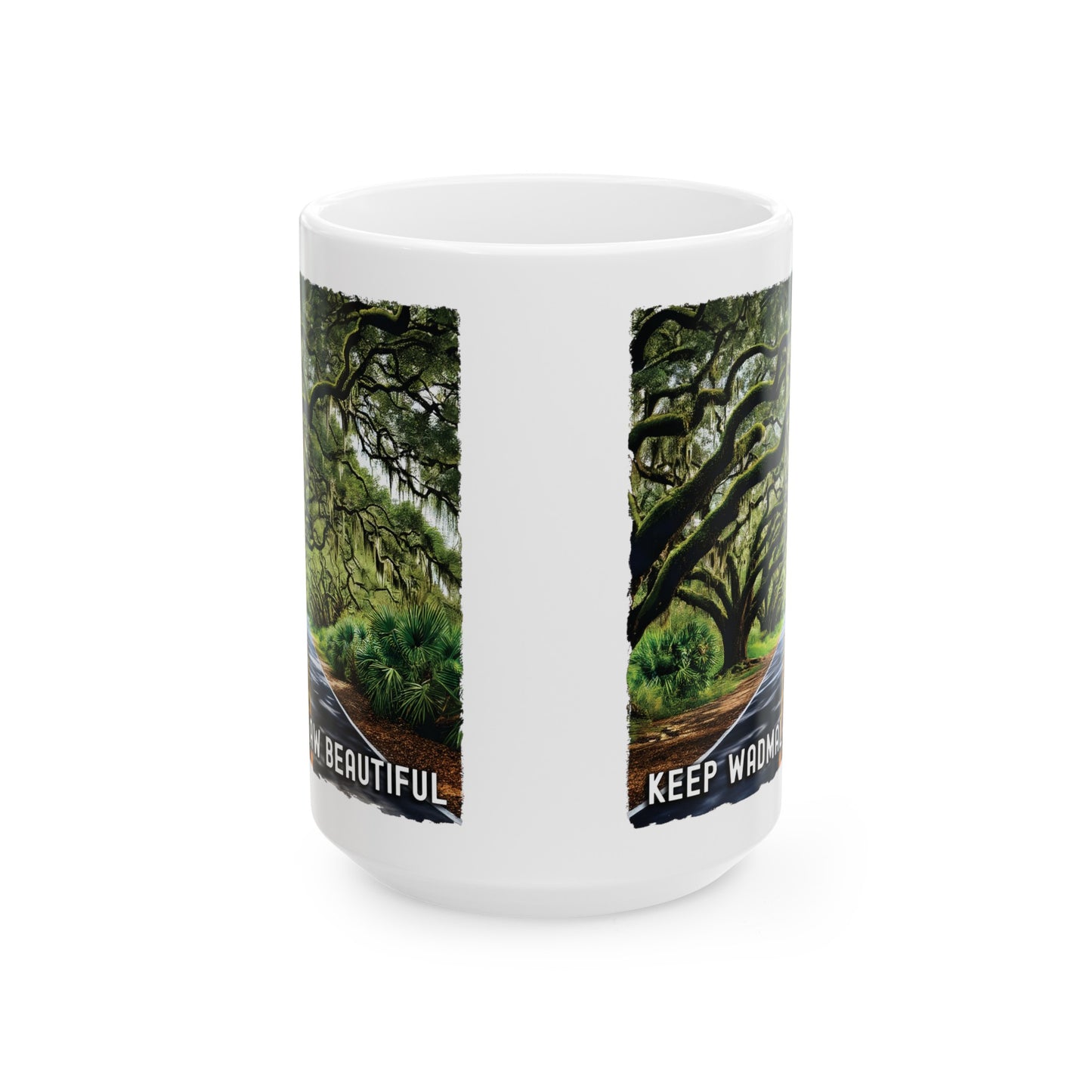 Wadmalaw Island - Maybank Hwy Ceramic Mug, (11oz, 15oz)